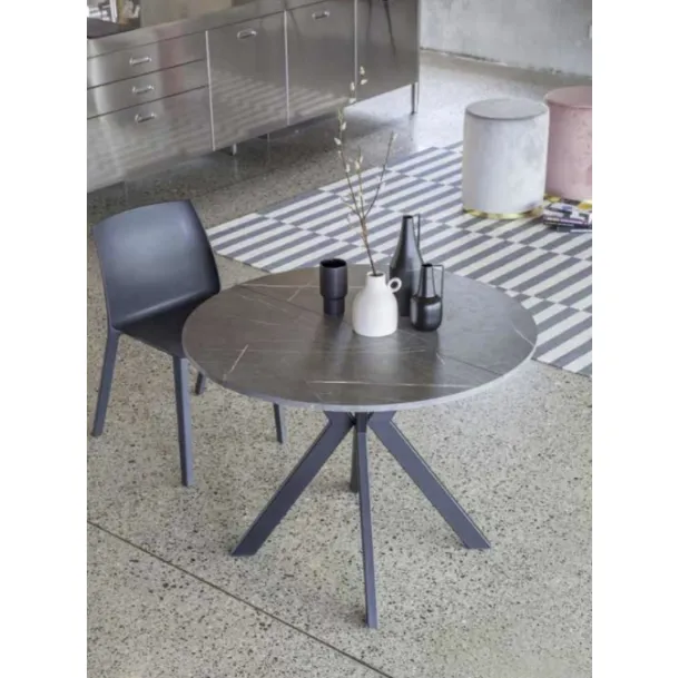 Tavolo rotondo allungabile Micro Round di La Seggiola