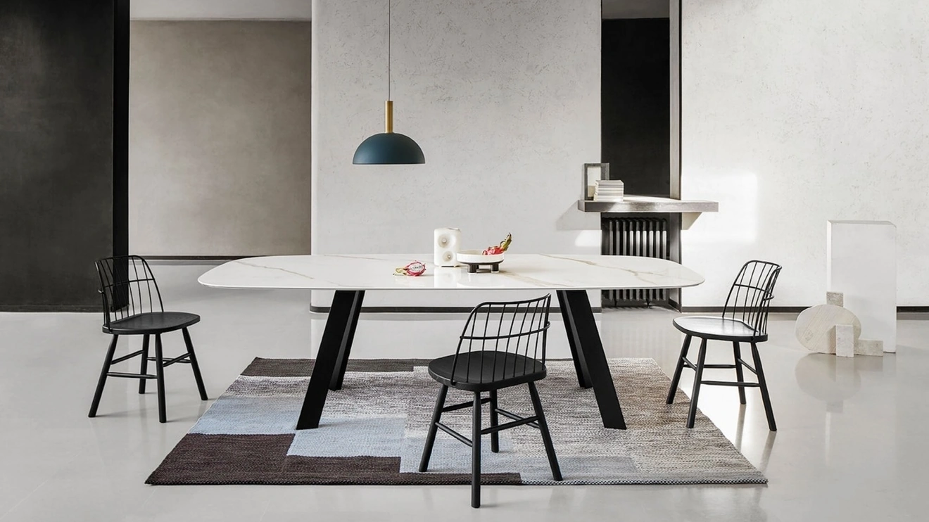 Tavolo in cristalceramica Alexander di Midj