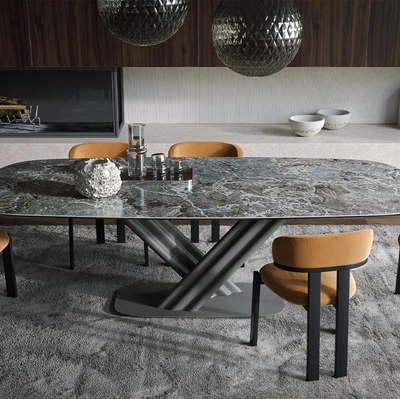 Tavolo Sipario in ceramica di Tonin Casa