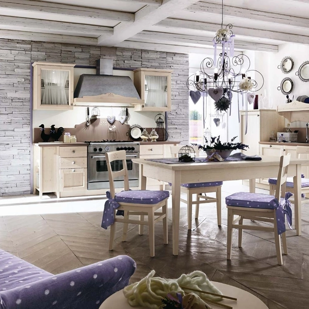 Cucina Classica ad angolo Everyday Cotone di Callesella