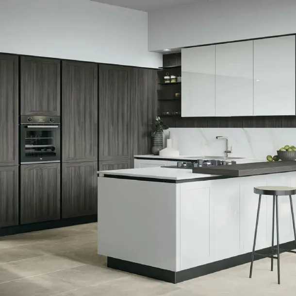 Cucina Classica con penisola River 01 di Forma Cucine