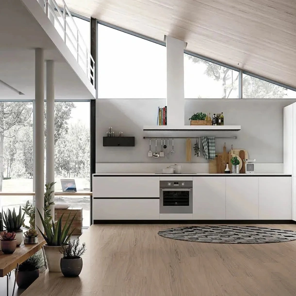 Cucina Moderna angolare Color Trend 05 di Stosa