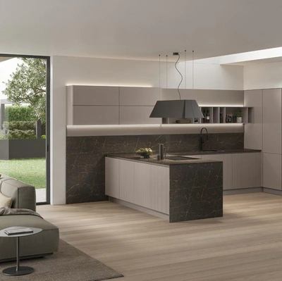 Cucina Moderna Color Trend Modern 01 con penisola di Stosa