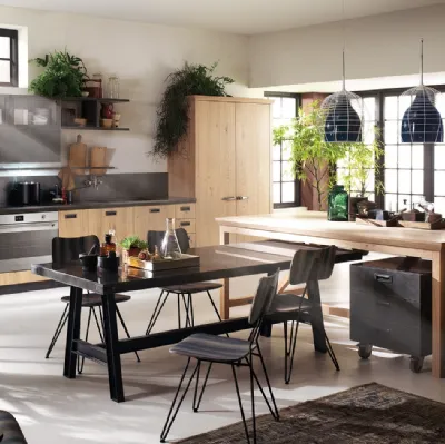 Cucina Moderna Diesel Social Kitchen in Rovere Nodato di Scavolini