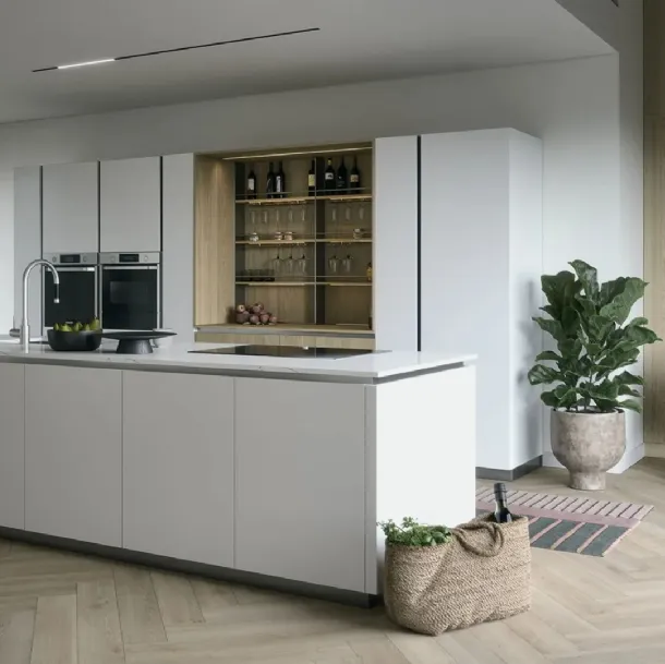 Cucina Moderna con isola Trend 04 di Forma Cucine