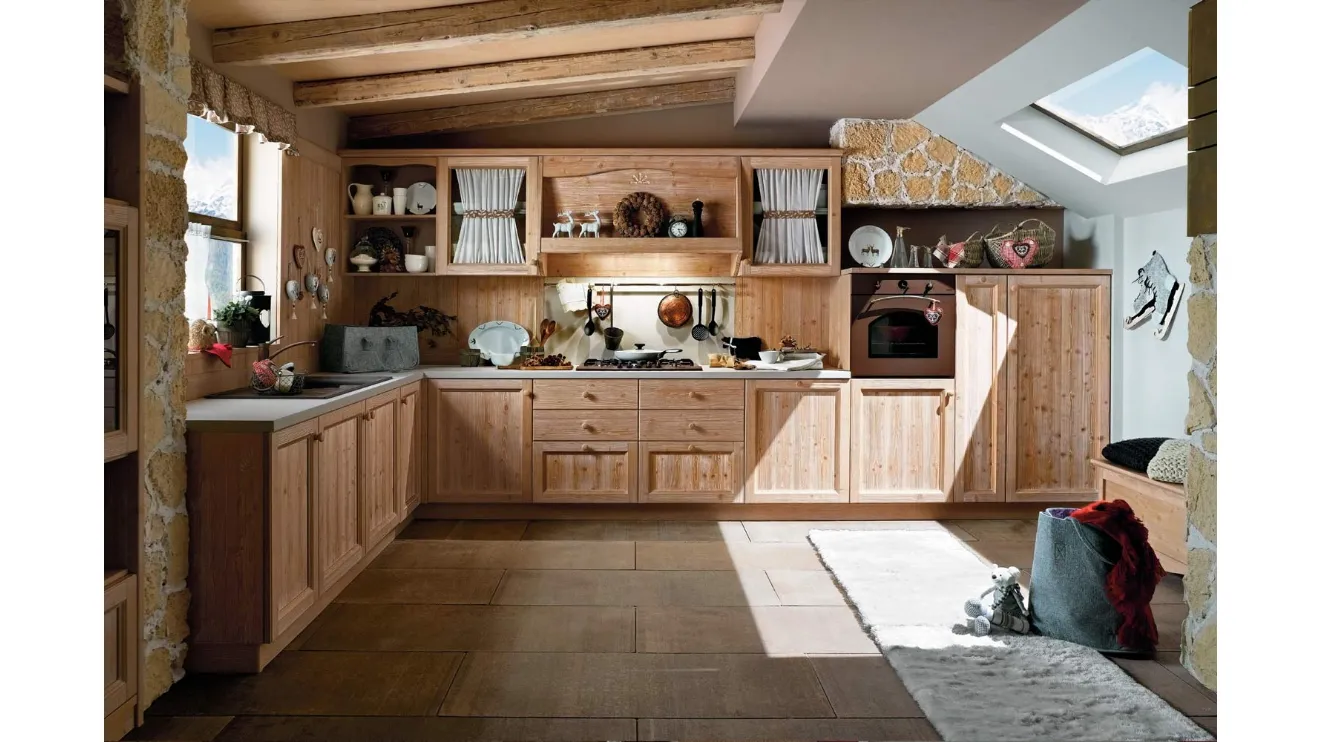 Cucina su misura Everyday Fieno Talcato di Callesella