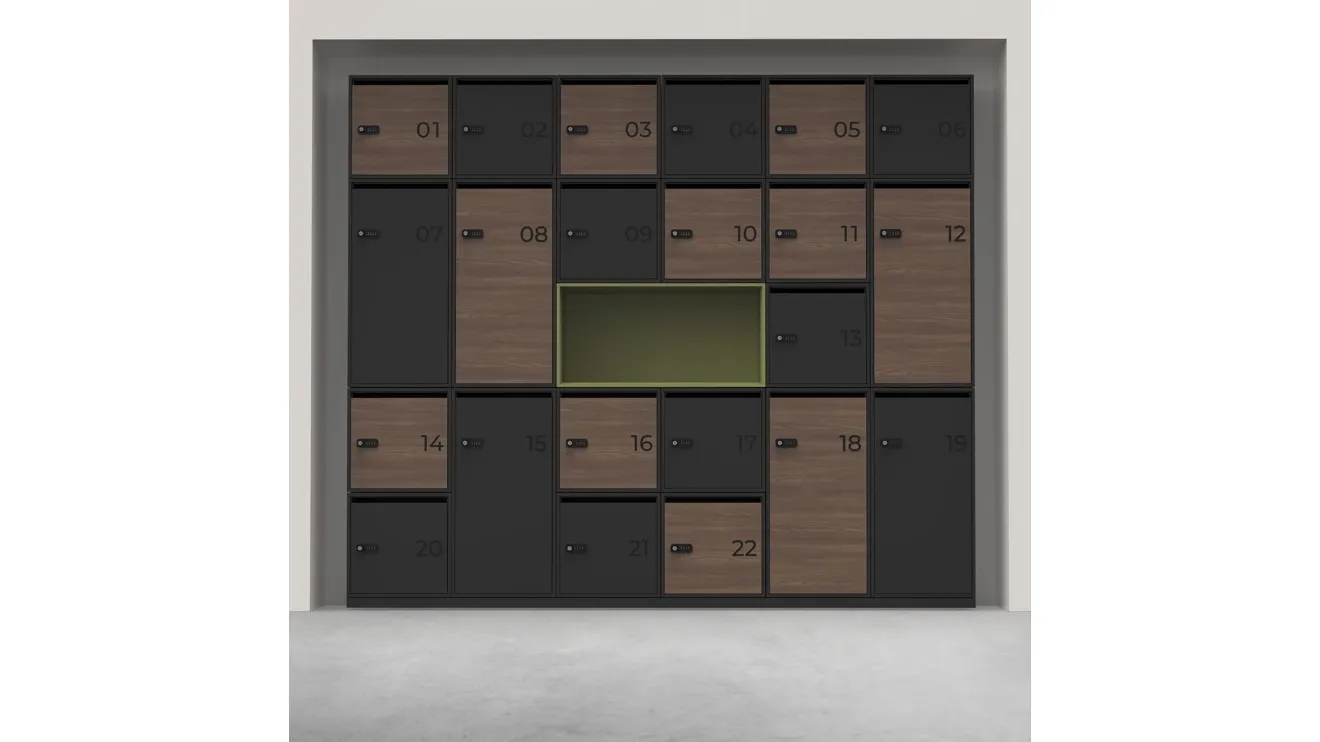 Mobile Ufficio Lockers Ubi 02 di Bralco