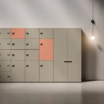 Mobile Ufficio Lockers Aba di Bralco