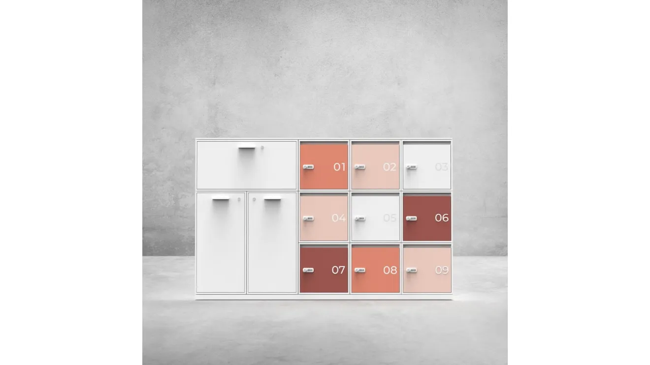 Mobile Ufficio Lockers Ubi 01 di Bralco